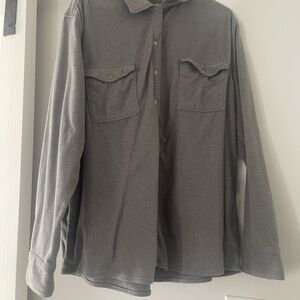 Natural Reflections Gray Button Down Shirt